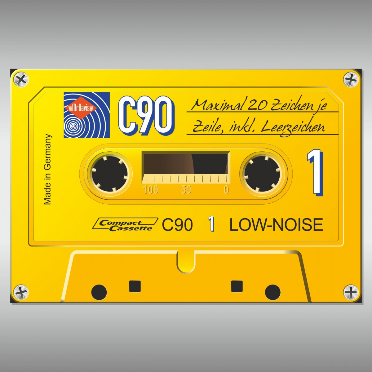 RETRO-TAPE TT AFGA - gelb
